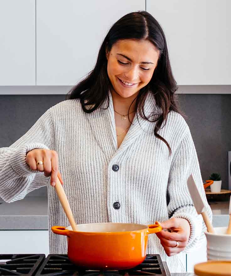Woman Cooking