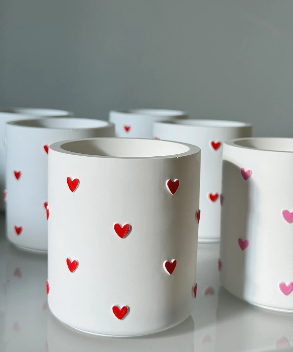 Vela Corazón Crush 💘 1 Vela corazones rojos portada